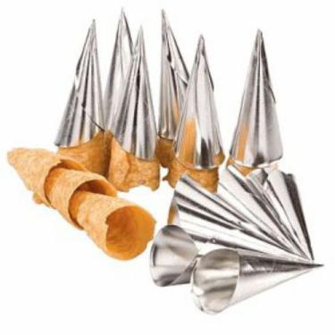 Imagem de 60 Formas Canudo N2 Cônica Casquinha Cone Doce Mini Pizza - Marília