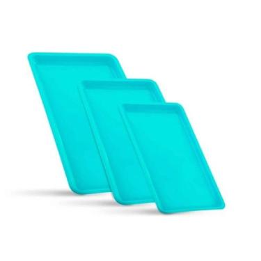 Imagem de Kit com * 3 BANDEJAS * P M G esterilização autoclave autoclavável - Ly