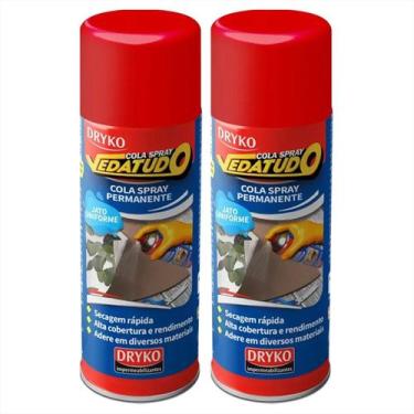 Imagem de Kits Cola Permanente em Spray Para madeira, Tecidos, Borracha, Sapatos