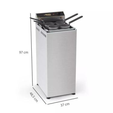 Imagem de Cozedor De Macarrão E Massas 5000w 220v Gabinete Red Chameleon