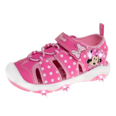 Imagem de Disney Minnie Mouse Open-Closed Toe Summer Sports Light Up Sandals (Toddler/Little Kid)