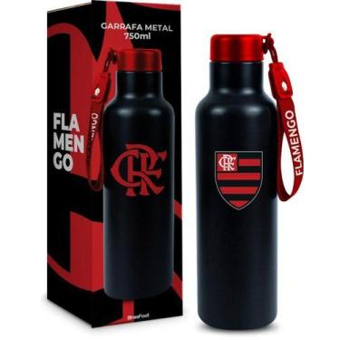 Imagem de Garrafa metal steam times - flamengo - Brasfoot