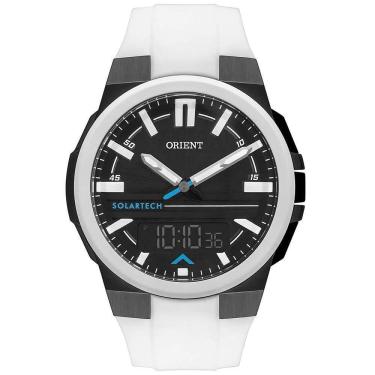 Imagem de Relógio Orient Solar Tech Masculino Anadigi Mtspa003 Branco