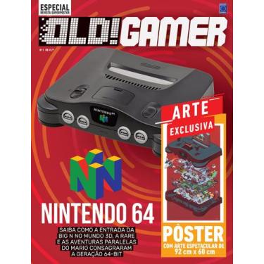 Imagem de Pôster Decorativo Nintendo 64 - 50cm x 70cm Sem Dobras - Editora Europ