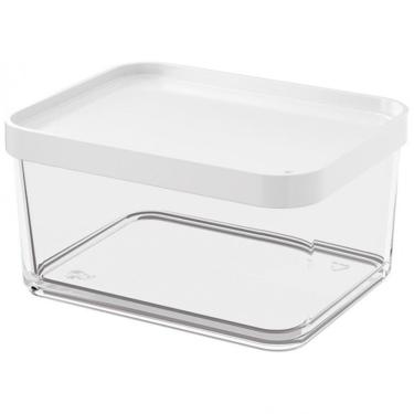 Imagem de Pote Clear Grande Coza 20767/0007 Em Poliestireno 1 L Branco Com Transparente