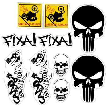 Imagem de Mini Kit Adesivo Para Capacete Cabo Enrolado 2