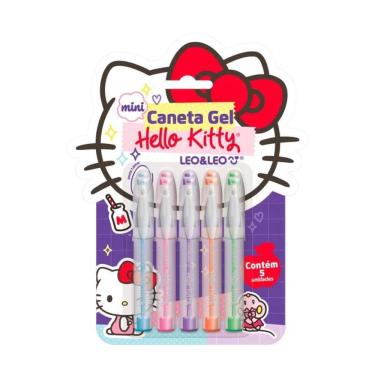 Imagem de Caneta Gel Mini 1.0mm Hello Kitty Colorida Leo&leo