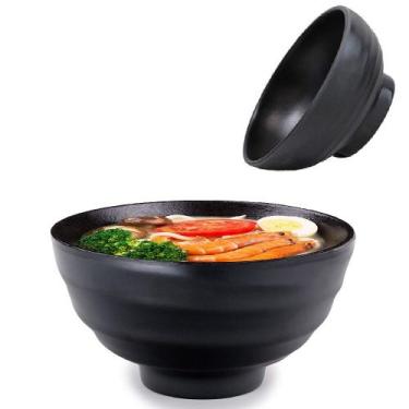 Imagem de 8 Tigelas Japonesa Bowl Oriental Melamina 300ml Bowl Fosco - Fratelli