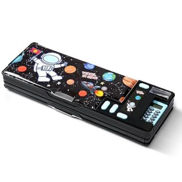 Imagem de Ristpal Estojo Multifuncional Pop-Up, Organizador De Canetas Com Desenho Animado Fofo, Artigos Papelaria Calculadoras, Apontador, Agenda, Material Escolar, Melhores Presentes Aniversário Para Crianç