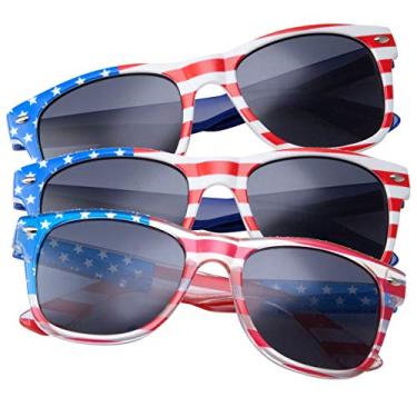Imagem de Óculos de sol infantis com a bandeira dos EUA para meninos e meninas de 3 a 10 anos grinderPUNCH, 3 Pack Assorted, Small