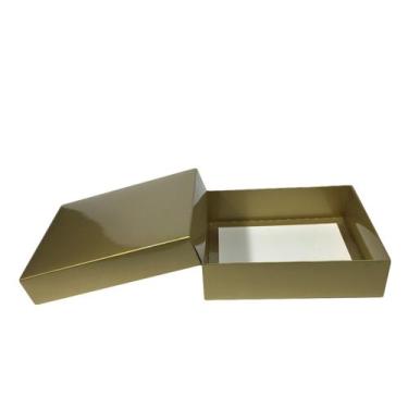 Imagem de 100 Caixa Presente Multiuso Papel Tiara Bijuterias 15,5x4x13 - Gráfica