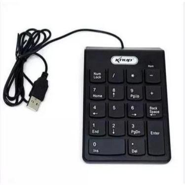 Imagem de Teclado Numérico Usb com Fio para Pc Computador Notebook KNUP