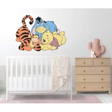 Imagem de Adesivo De Parede Turma Do Pooh - Lojinha Da Luc Adesivos