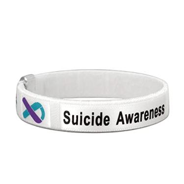 Imagem de Angariação de fundos para uma causa | Pulseiras de conscientização de suicida - Pulseiras de atacado para conscientização de suicida 1 Piece