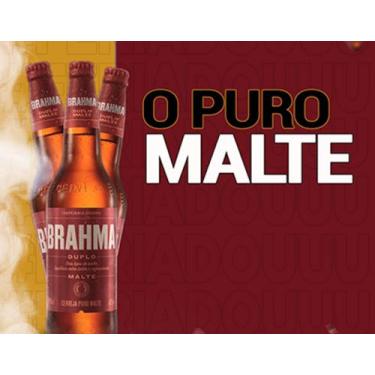 Imagem de Cerveja BRAHMA Puro MALTE Pack com 12 Garrafas
