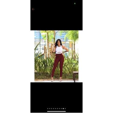 Imagem de Calça skynny malha pop - Blue leia , Vinho, 250g