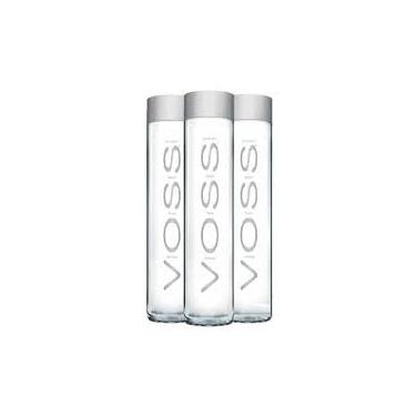 Imagem de Água Voss Sem Gás Noruega Garrafa Vidro 800ml (3 Unidades)