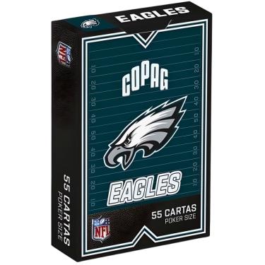 Imagem de Baralho de Cartas NFL Philadelphia Eagles 55 Cartas Copag