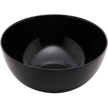 Imagem de Bowl De Vidro 1,8l Tigela Cumbuca Lyor Saladeira Diwali Black Opalino 21cm
