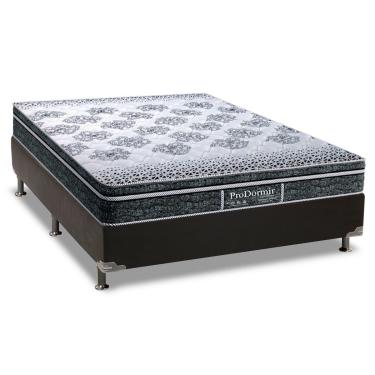 Imagem de Cama Box Casal: Colchão Molas MasterPocket Ensacadas Probel ProDormir Springs + Base CRC Courano Black(138x188)