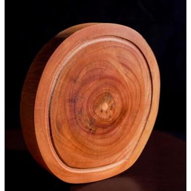 Imagem de Tábua de Madeira Gourmet em Mogno Bolacha Média - Mogno Mais