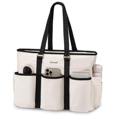 Imagem de Sacola LOVEVOOK Work para laptop feminino de 15,6" resistente à água