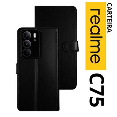 Imagem de Capinha Capa Carteira Flip Compativel Para Realme C75 6.72" - Generica