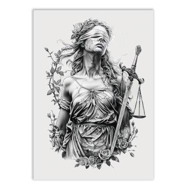 Imagem de Placa Decorativa Deusa Da Justiça Themis Direito Escritório Advocacia Espinhos