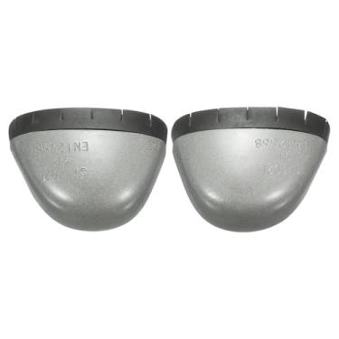 Imagem de HARFINGTON 1 par de protetores de pés de metal para sapatos de trabalho tamanho masculino 8,5/feminino 10 bonés de sapato de segurança com borracha para homens e mulheres proteção no local de trabalho
