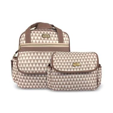 Imagem de Kit Maternidade 3 Pçs Sacola Vira Mochila Frasqueira Mave - MAVE BABY,