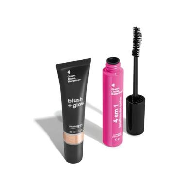 Imagem de Combo Máscara Para Cílios 4 Em 1 10g + Blush Líquido Prata Perolali 4ml