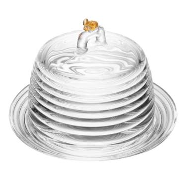 Imagem de LYOR - Queijeira de Cristal Little Bee 19cm x 19cm x 13,5cm