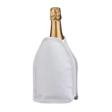 Imagem de Cooler Térmico Bolsa Térmica com Gel para Vinho Espumante Brasil do Vinho (Branco)
