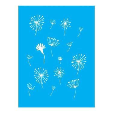 Imagem de Stencil Tamako Floral - 15X20Cm - Ref A3582