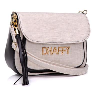 Imagem de Bolsa Feminina Palha Com Bolso Externo Dhaffy - P CINTRA, Preto