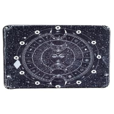 Imagem de Capacho gótico, tapete de banho divertido, antiderrapante, lavável, decoração de banheiro, acessórios góticos, tapetes de chão para ambientes internos e externos (fase da lua)