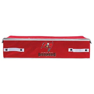 Imagem de Franklin Sports Baús de armazenamento NFL Tampa Bay Buccaneers Under The Bed - Grande