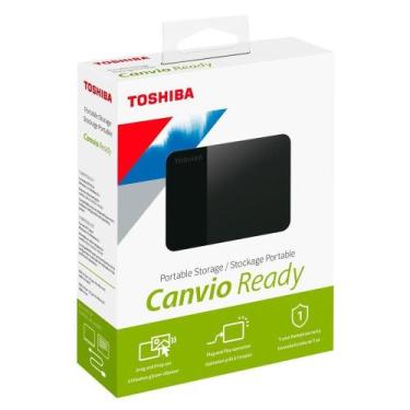 Imagem de Hd Externo Toshiba Canvio Ready 1Tb 2,5'' Usb 3.2 Preto, 1TB