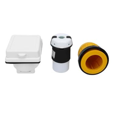 Imagem de Marhynchus 30a RV Power Inlet Outlet Shore Kit NEMA L5-30P e L5-30R Conjunto de Conectores Com Plugue de Travamento e Tampa para o Trailer do Navio Caravan van