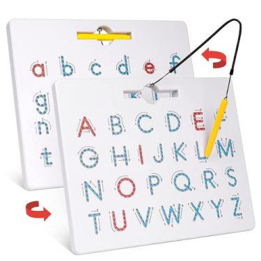 Imagem de Magnetic Letter Board Gamenote 2 em 1 Tracing Alphabet Tracing