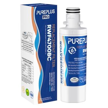 Imagem de PUREPLUS ADQ747935 NSF 53&42 Substituição certificada para LT1000P LT1000 Kenmore Elite 9980 LT1000PC, MDJ64844601 ADQ74793501, LMXS28626S, LFXS26973S, filtro de água de geladeira, 1 pacote