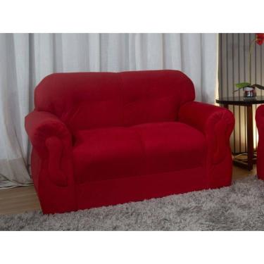Imagem de Sofá 2 Lugares Vermelho 608 Viena