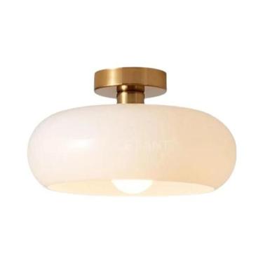 Imagem de Luminária Pendente De Vidro LED Vintage Nórdica Para Restaurante, Bar,