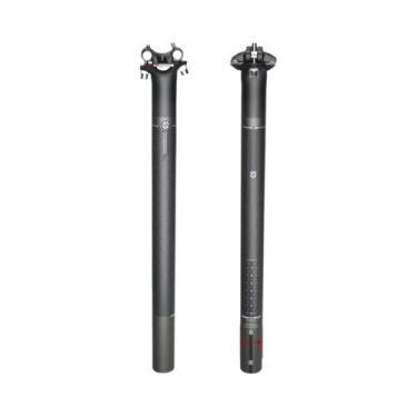 Imagem de Canote De Bicicleta MTB TOSEEK Em Carbono Cinza Fosco Brilhante Com Of
