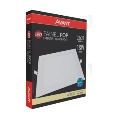 Imagem de Painel Led 18w Embutir Neutro 4000k - AVANT
