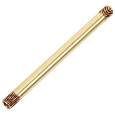 Imagem de OSALADI Kit de haste de lâmpada de cobre para reparo de luminária DIY tubo reto suporte de lâmpada de parede peças de reposição resistentes para luminárias de mesa e projetos de candelabros