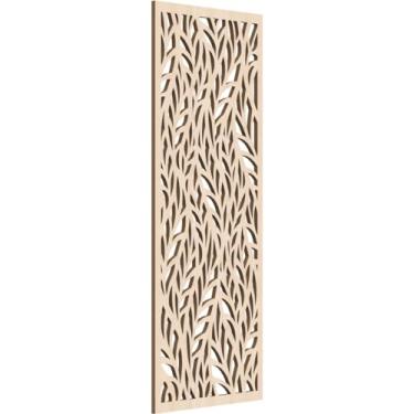 Imagem de Ekena Millwork WALW16X40X0375OVERO Ortonville Painéis de parede de madeira decorativos Fretwork, 39 3/20.3 cm L x 99 3/20.3 cm A, carvalho vermelho