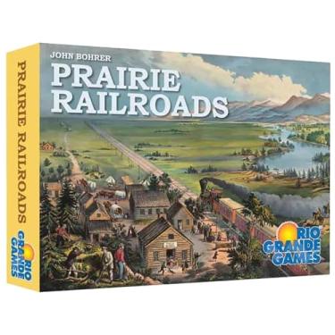 Imagem de Rio Grande Games: Prairie Railroads - Train Strategy Board Game, Economy & American Railway Game, Investment & Bidding, Ages 14+, 3-5 Players, 60 Min