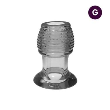 Imagem de Plug Anal G Vazado e Ranhuras em Alto Relevo - 8,2 x 5,5 cm - brand