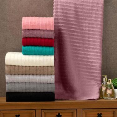 Imagem de Kit Toalha de Banho Gigante 2 Peças, 1.5m x 75cm rose - Lolijú Enxovai